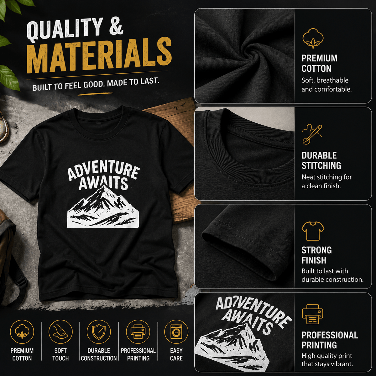 Adventure Awaits | Outdoor Adventure Tee