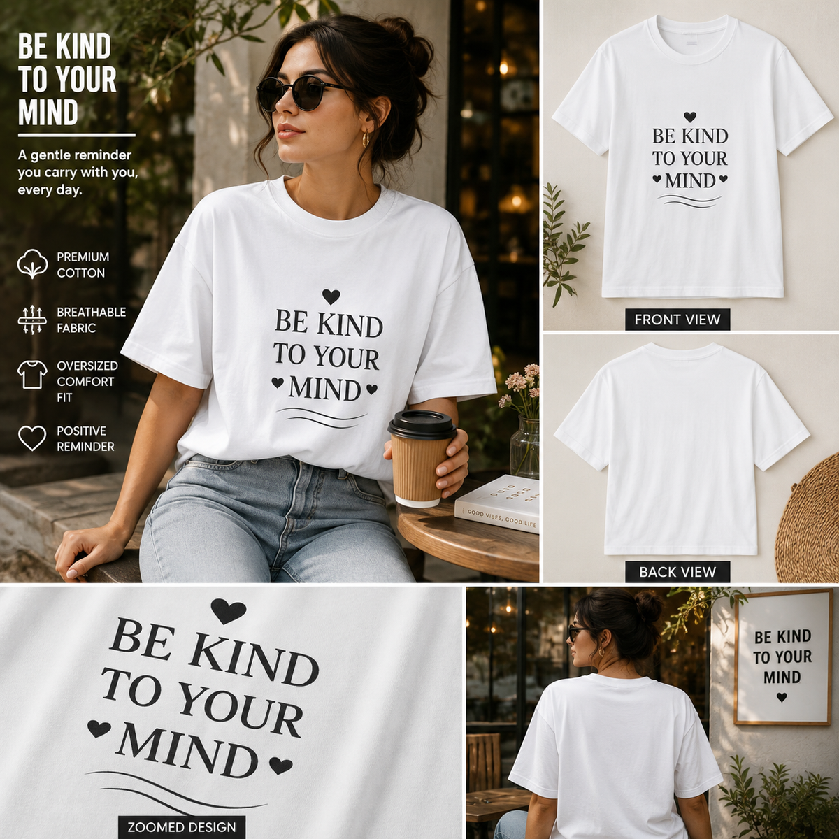 Be Kind To Your Mind | Mental Health Tee