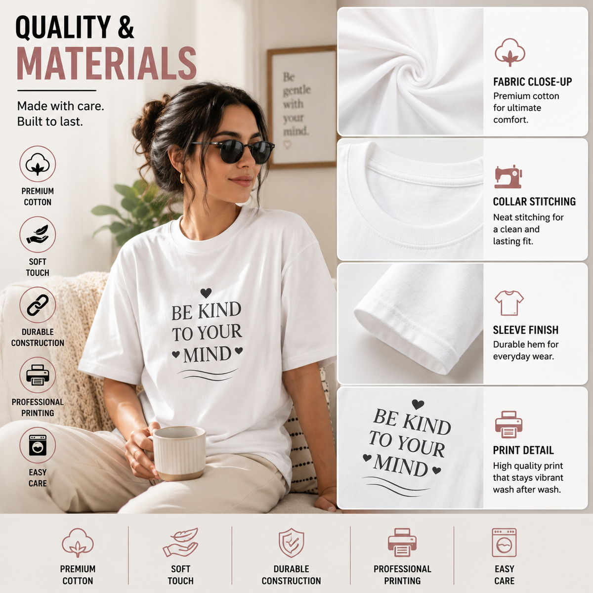 Be Kind To Your Mind | Mental Health Tee