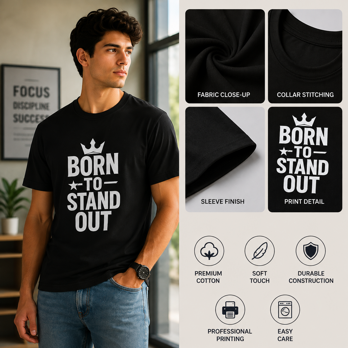 Born To Stand Out | Confidence Tee