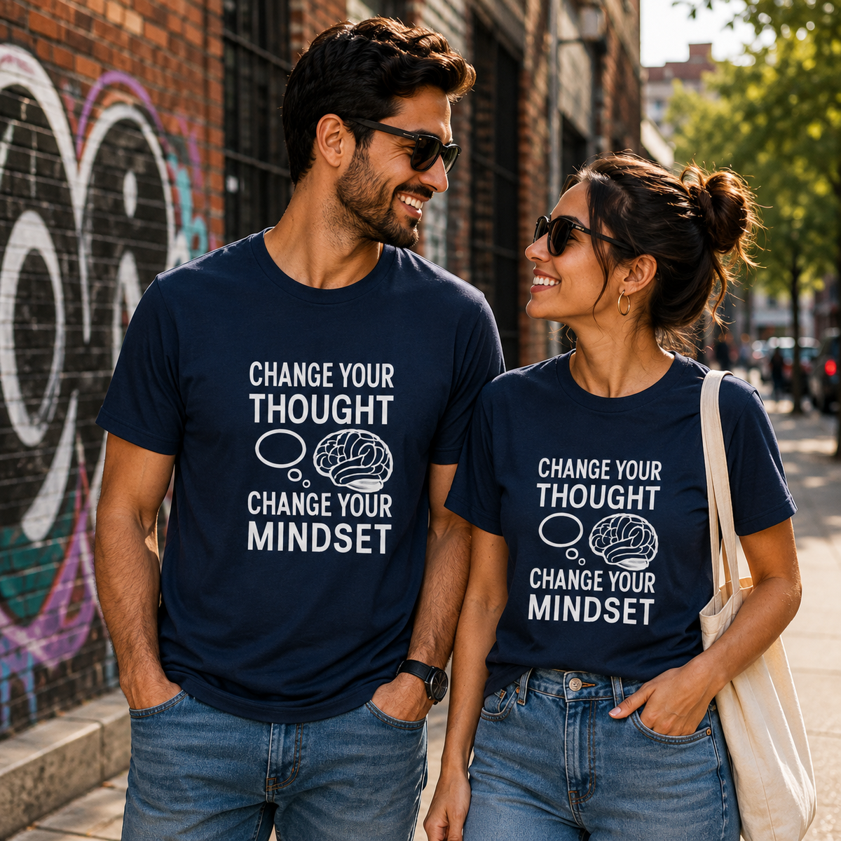 Change Your Mindset | Positive Thinking Tee | Inspirational Graphic T-Shirt