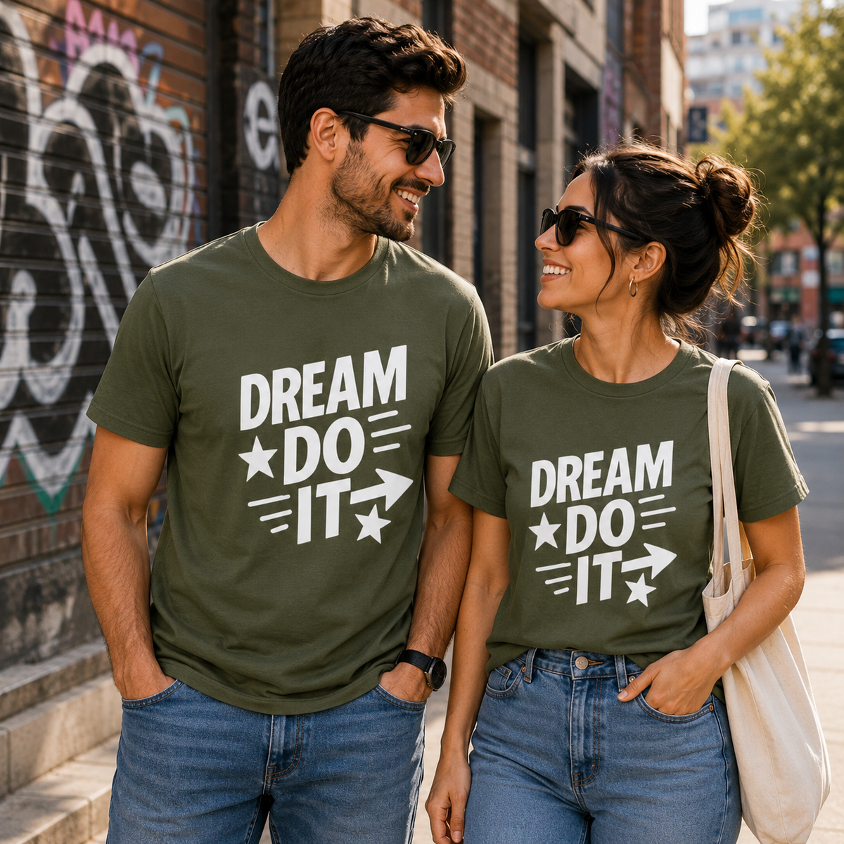 Dream It Do It Motivational Graphic T-Shirt
