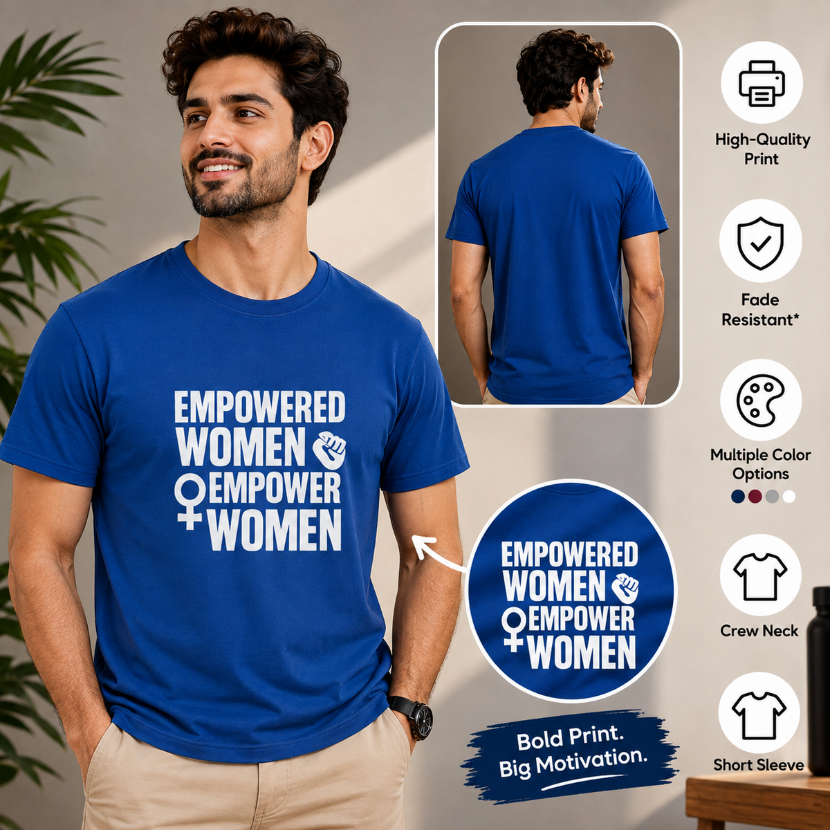 Empowered Women Empower Women Motivational Graphic T-Shirt