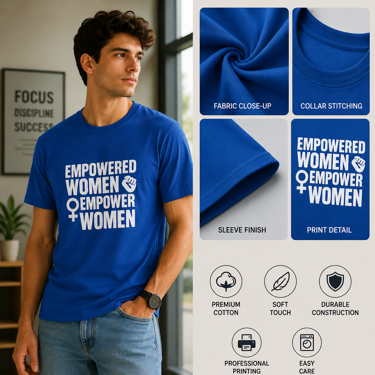 Empowered Women Empower Women Motivational Graphic T-Shirt