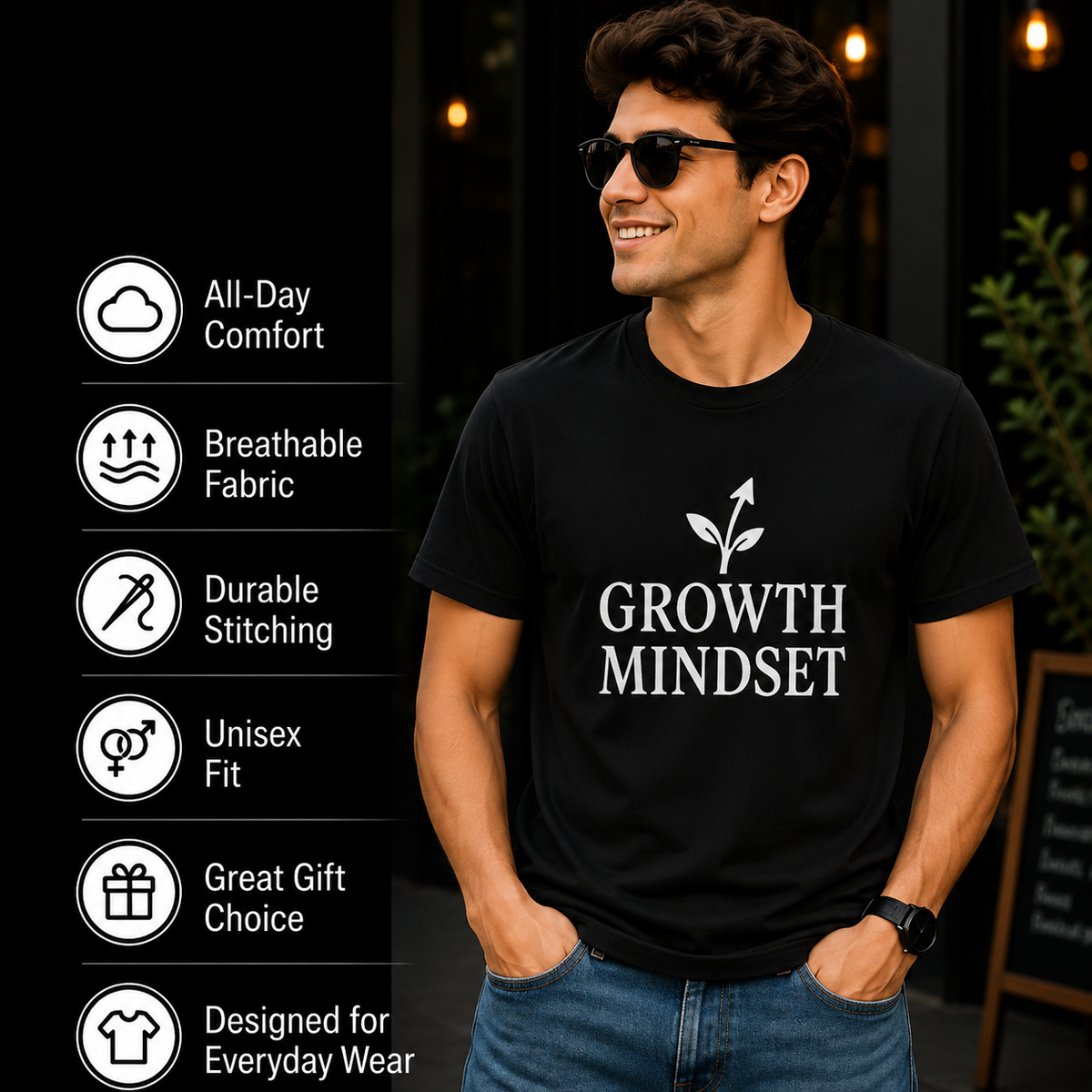 Growth Mindset | Positive Thinking Tee