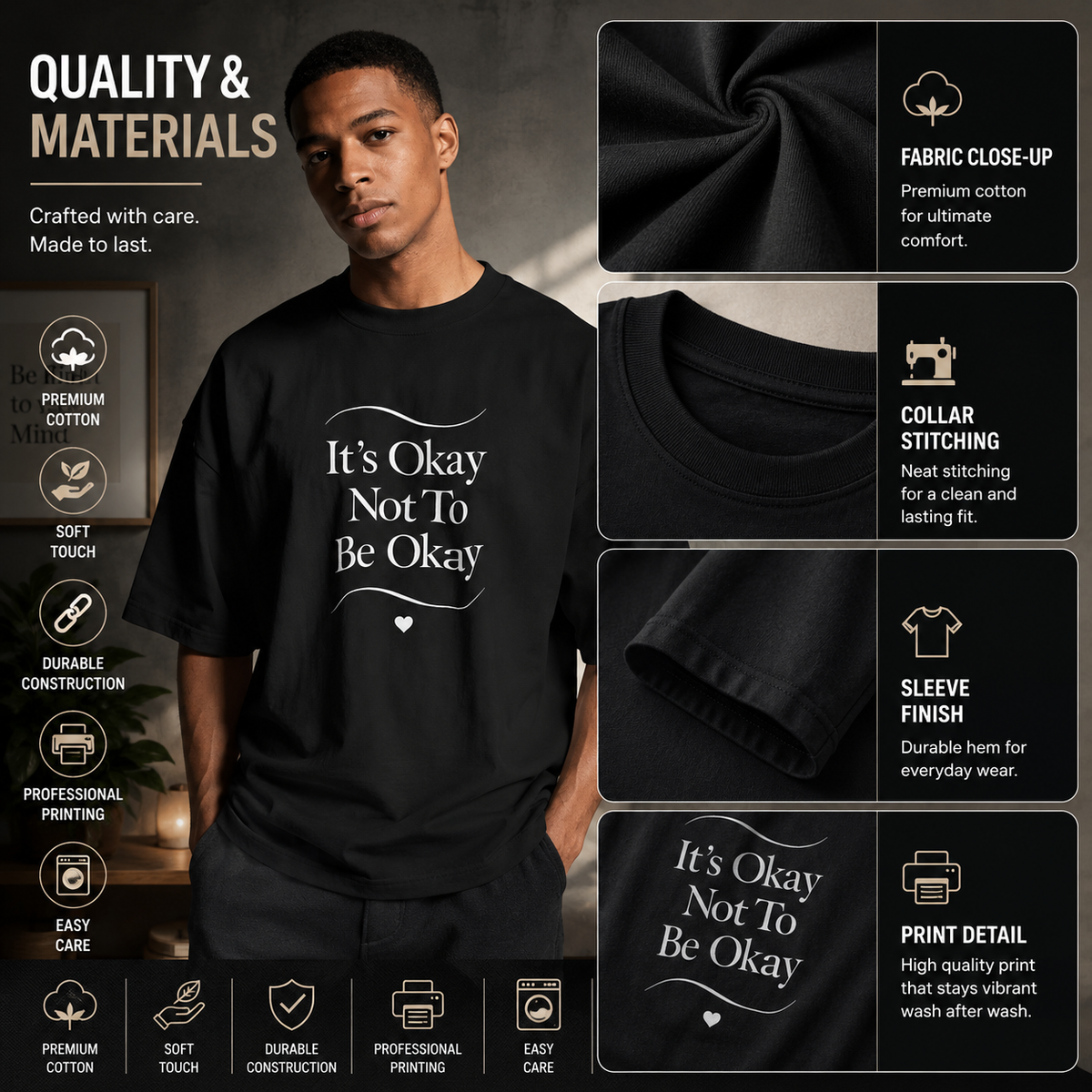 It’s Okay Not To Be Okay | Mental Health Tee