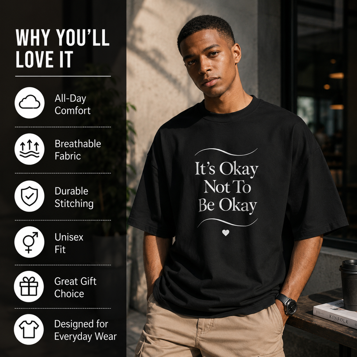 It’s Okay Not To Be Okay | Mental Health Tee