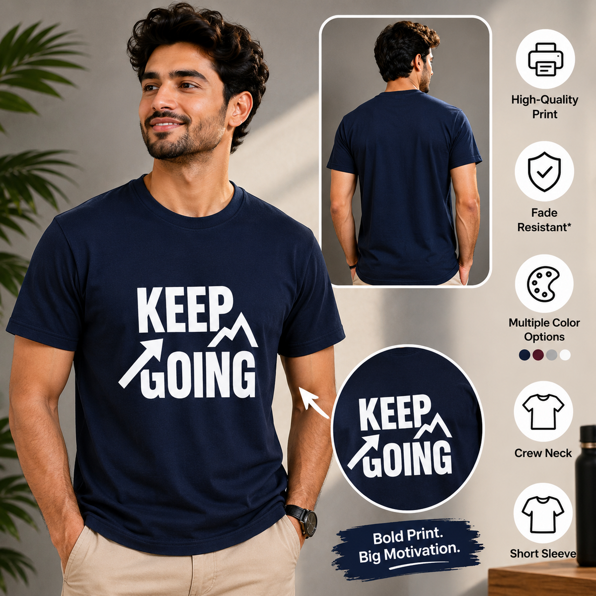 Keep Going | Growth Mindset Graphic Tee