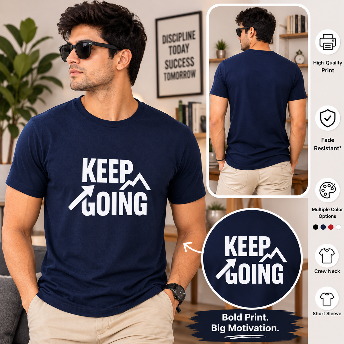 Keep Going | Growth Mindset Graphic Tee