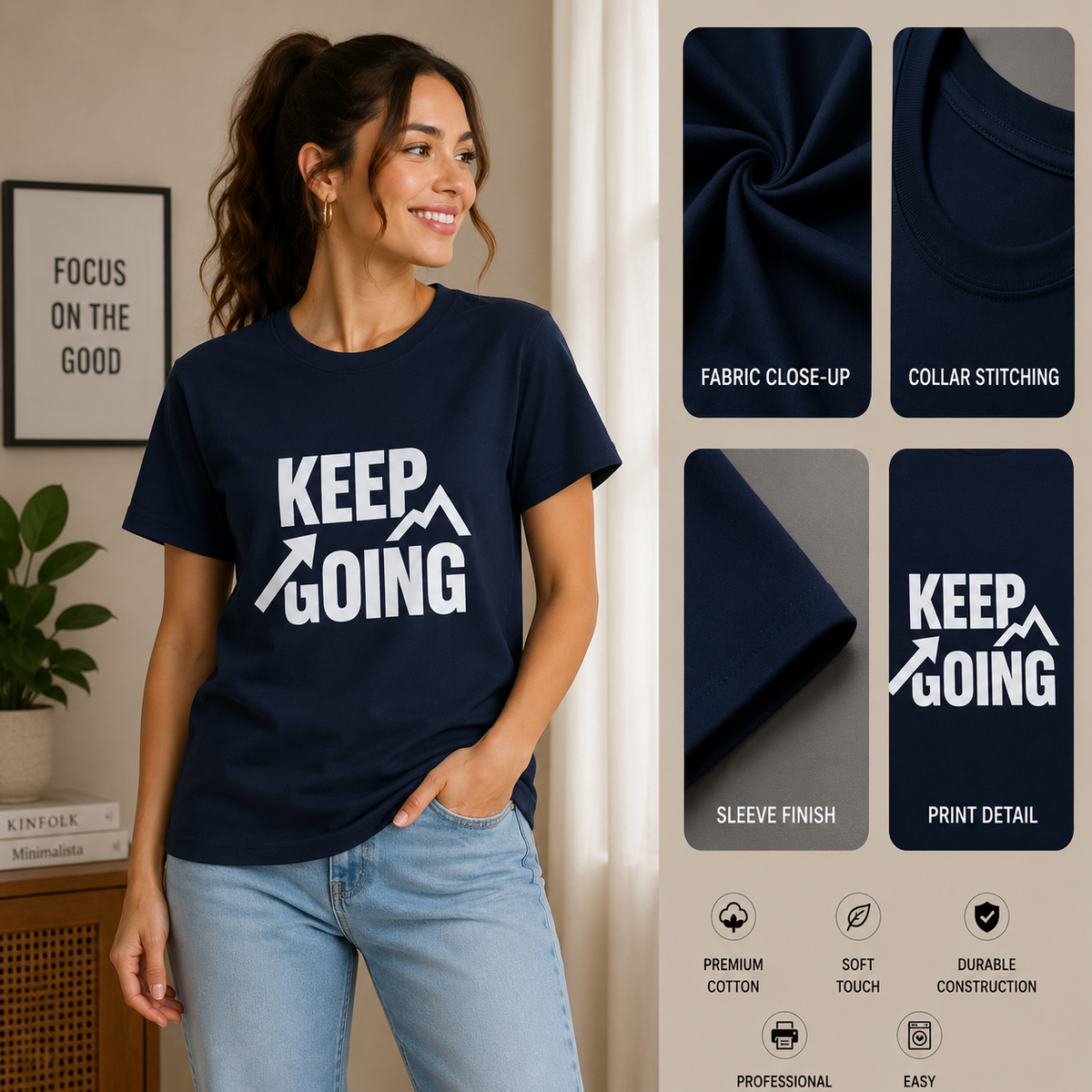 Keep Going | Growth Mindset Graphic Tee