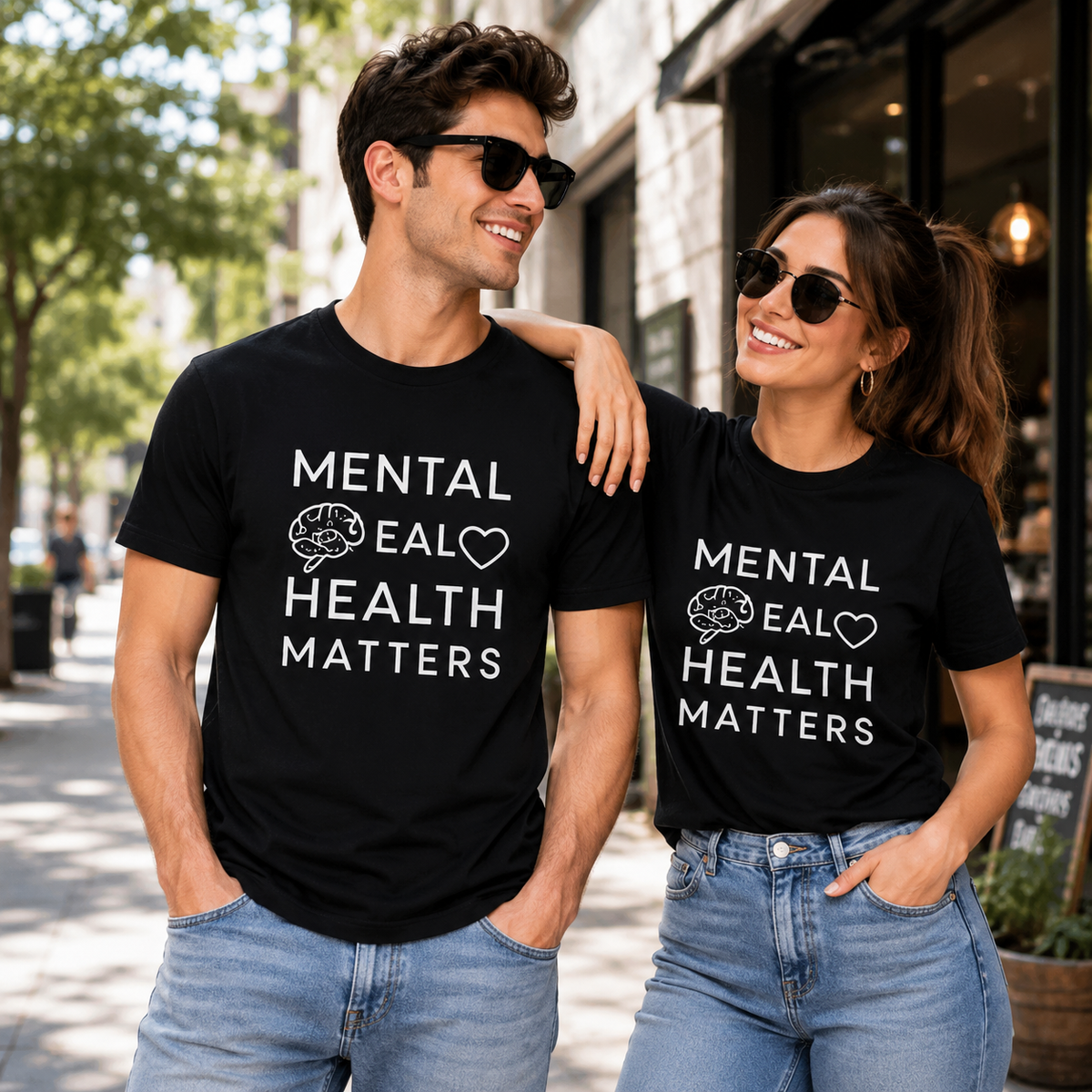 Mental Health Matters | Mental Health Tee | Inspirational Graphic T-Shirt
