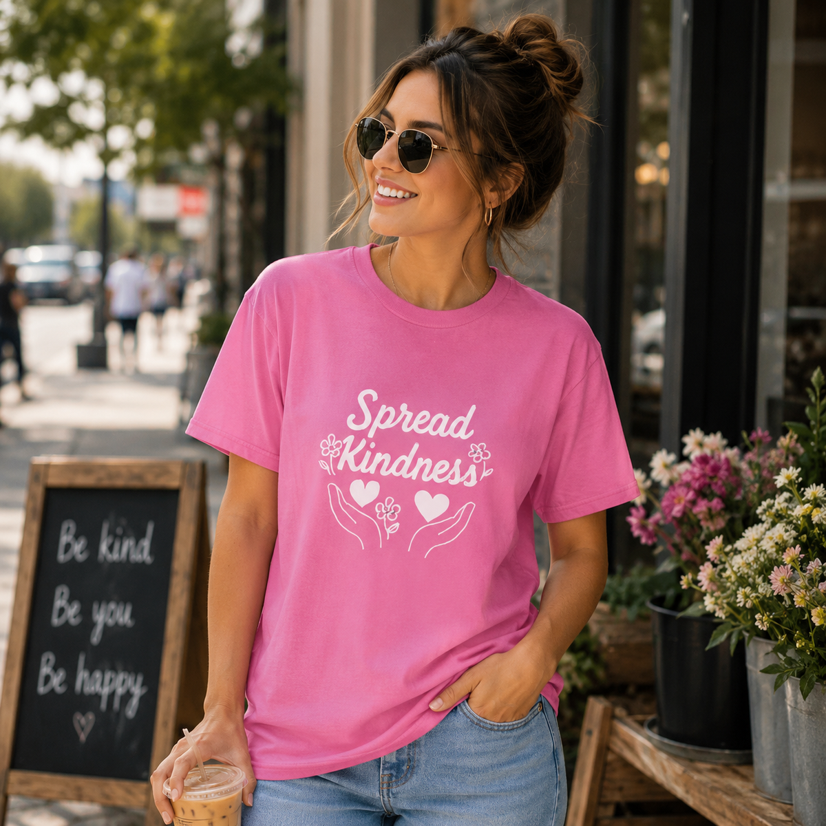 Spread Kindness | Positive Vibes Graphic Tee