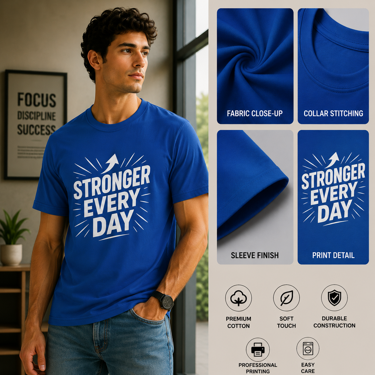 Stronger Every Day | Growth Mindset Graphic Tee
