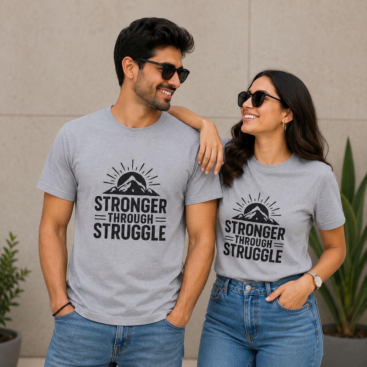 Stronger Through Struggle | Resilience Graphic Tee