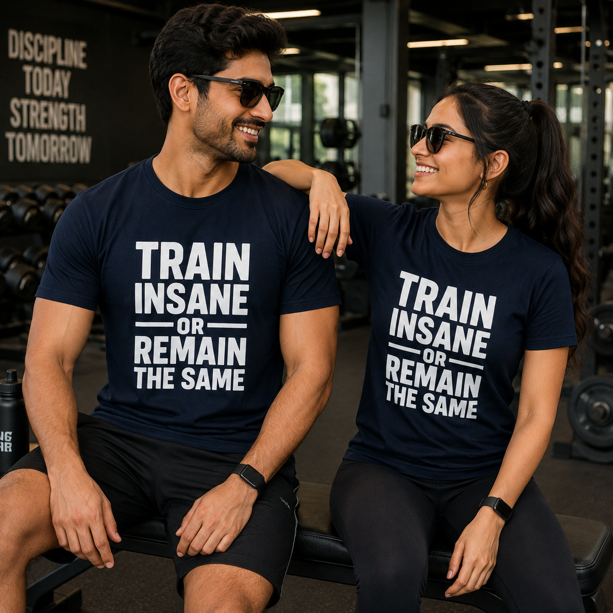 Train Insane | Gym Motivation Graphic Tee