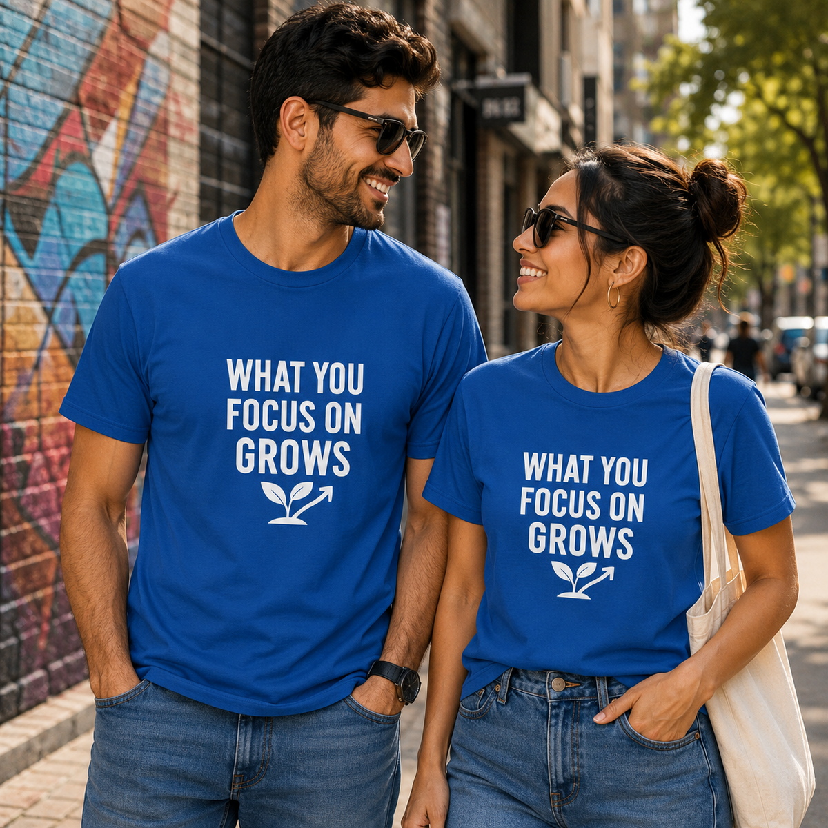 What You Focus On Grows | Growth Mindset Graphic Tee