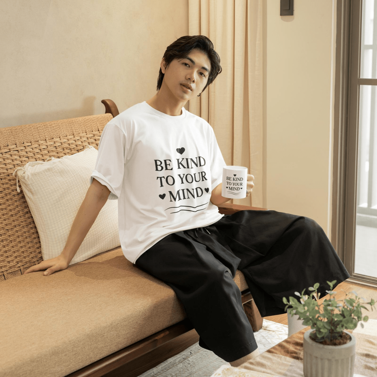 Be Kind To Your Mind | Mental Health Tee - Positivity Prints
