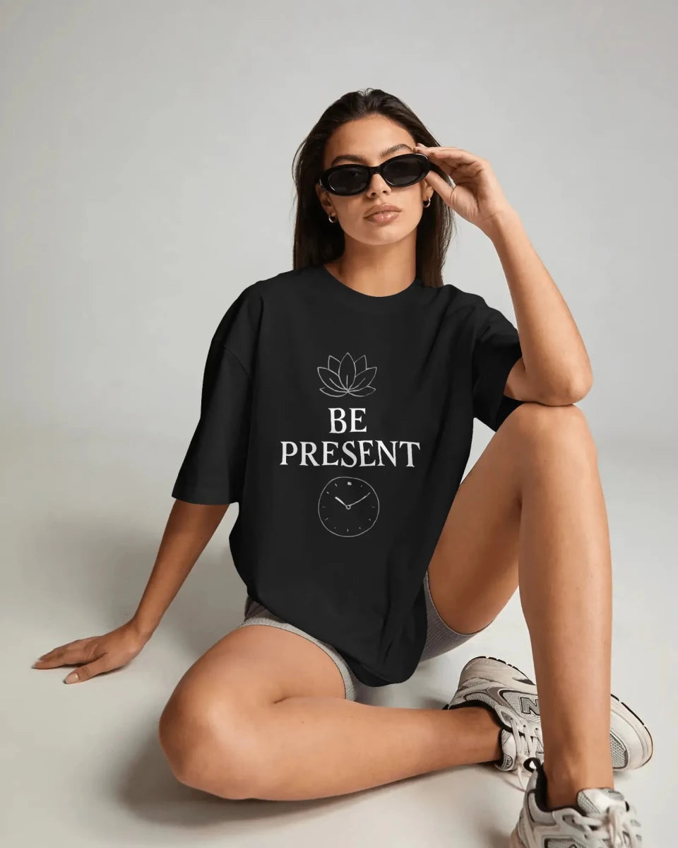 Be Mindful Tee | Stay Present Shirt - Positivity Prints
