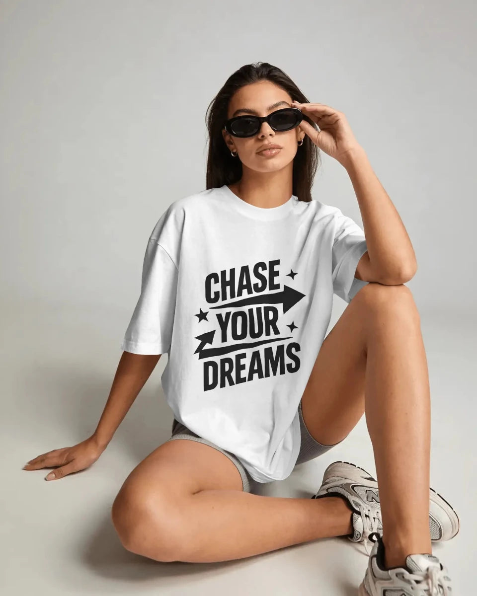 Chase Your Dreams | Dreamer Mindset Tee - Positivity Prints