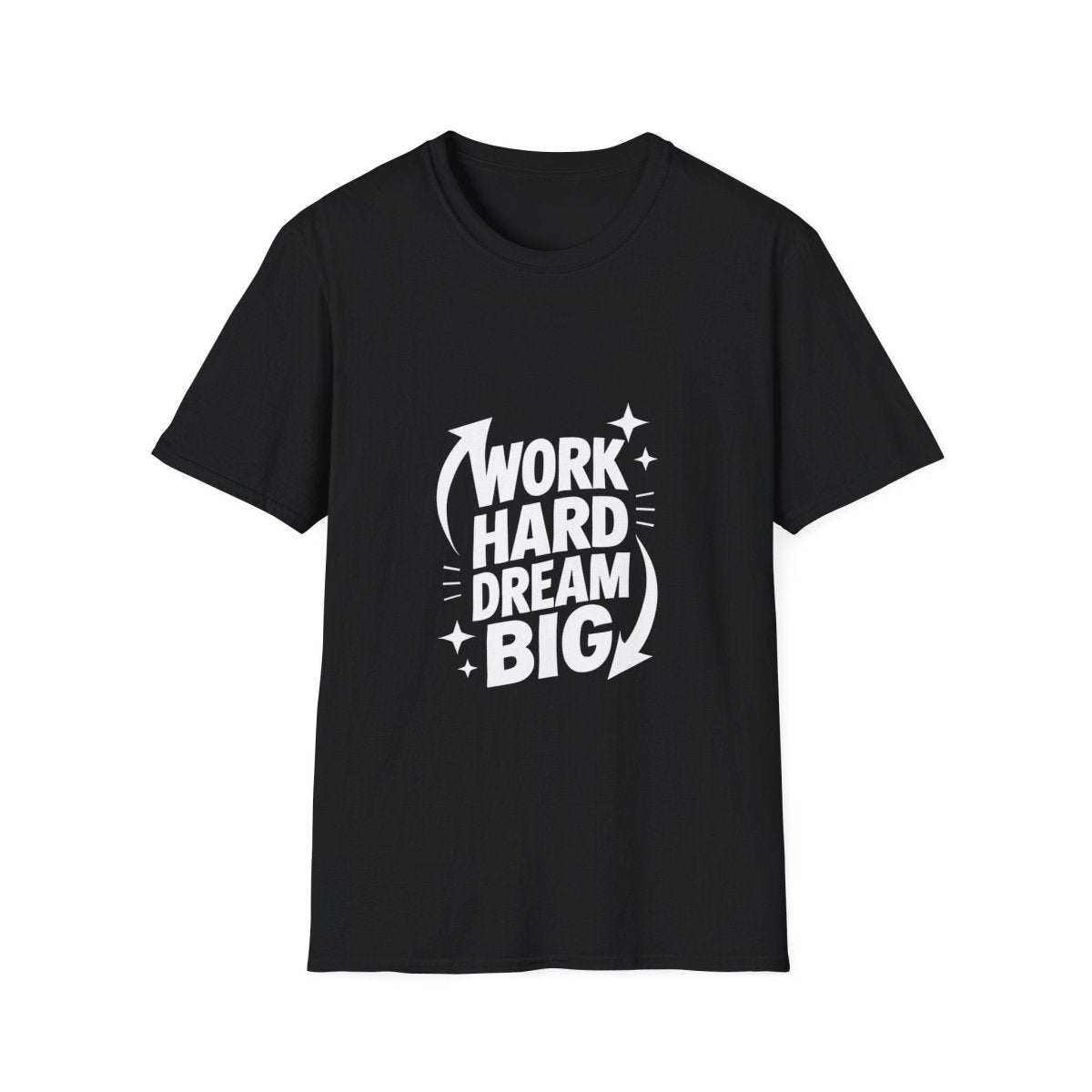 Dream Big Work Hard | Hustle Motivation Tee - Positivity Prints