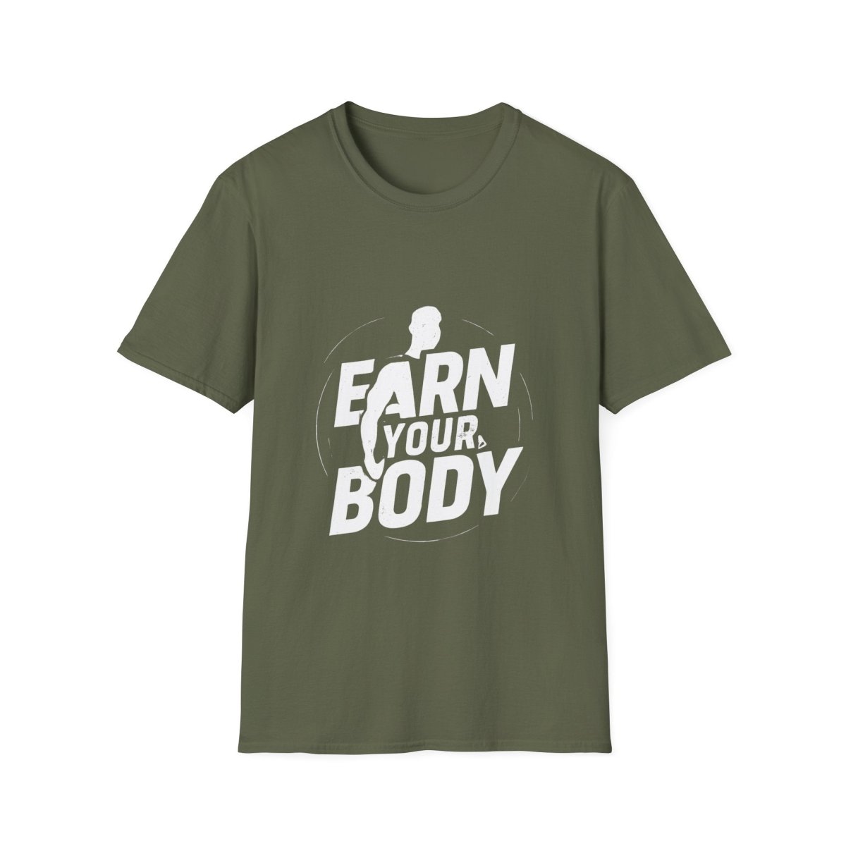 Earn Your Body | Gym Motivation Tee - Positivity Prints