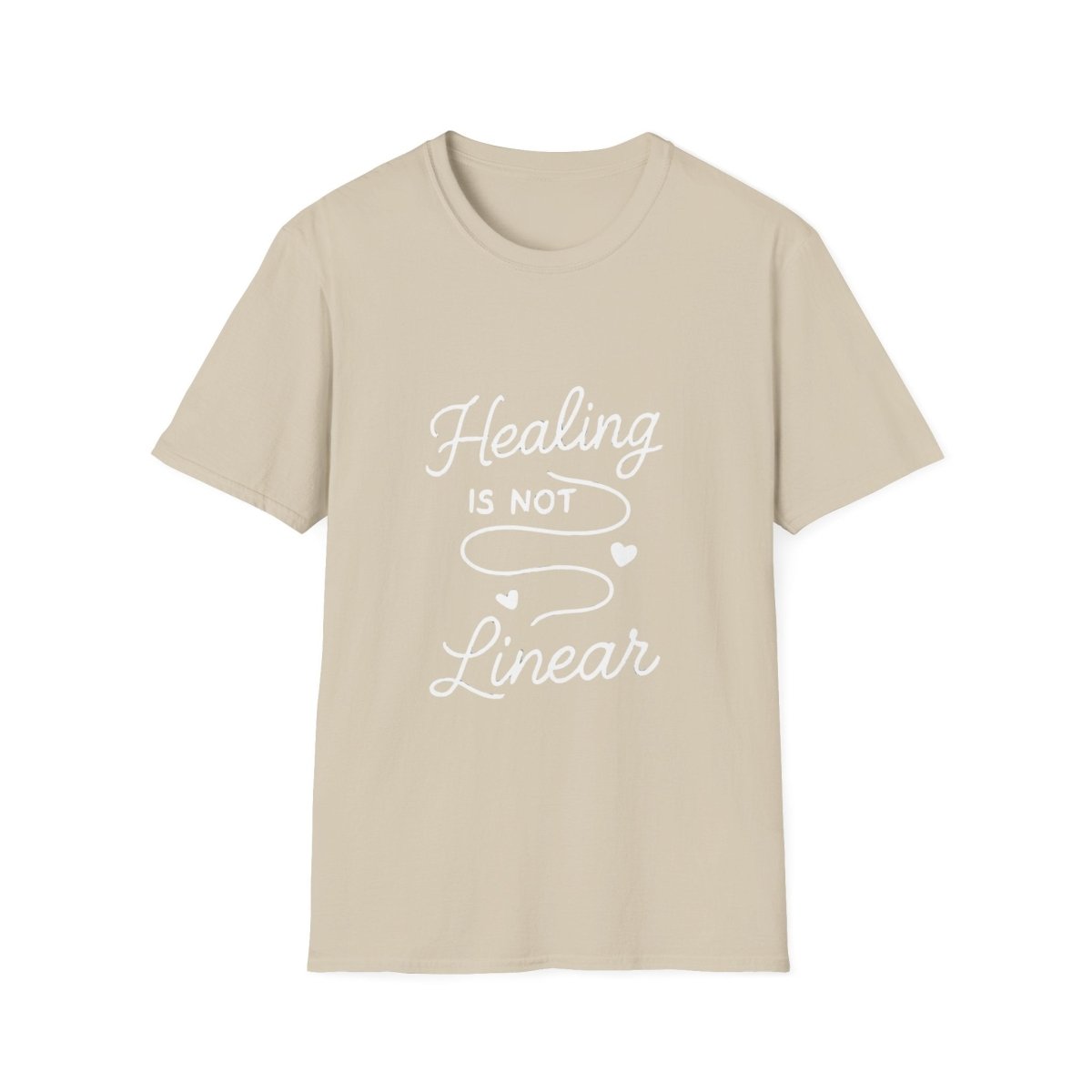Healing Is Not Linear | Mental Health Tee - Positivity Prints