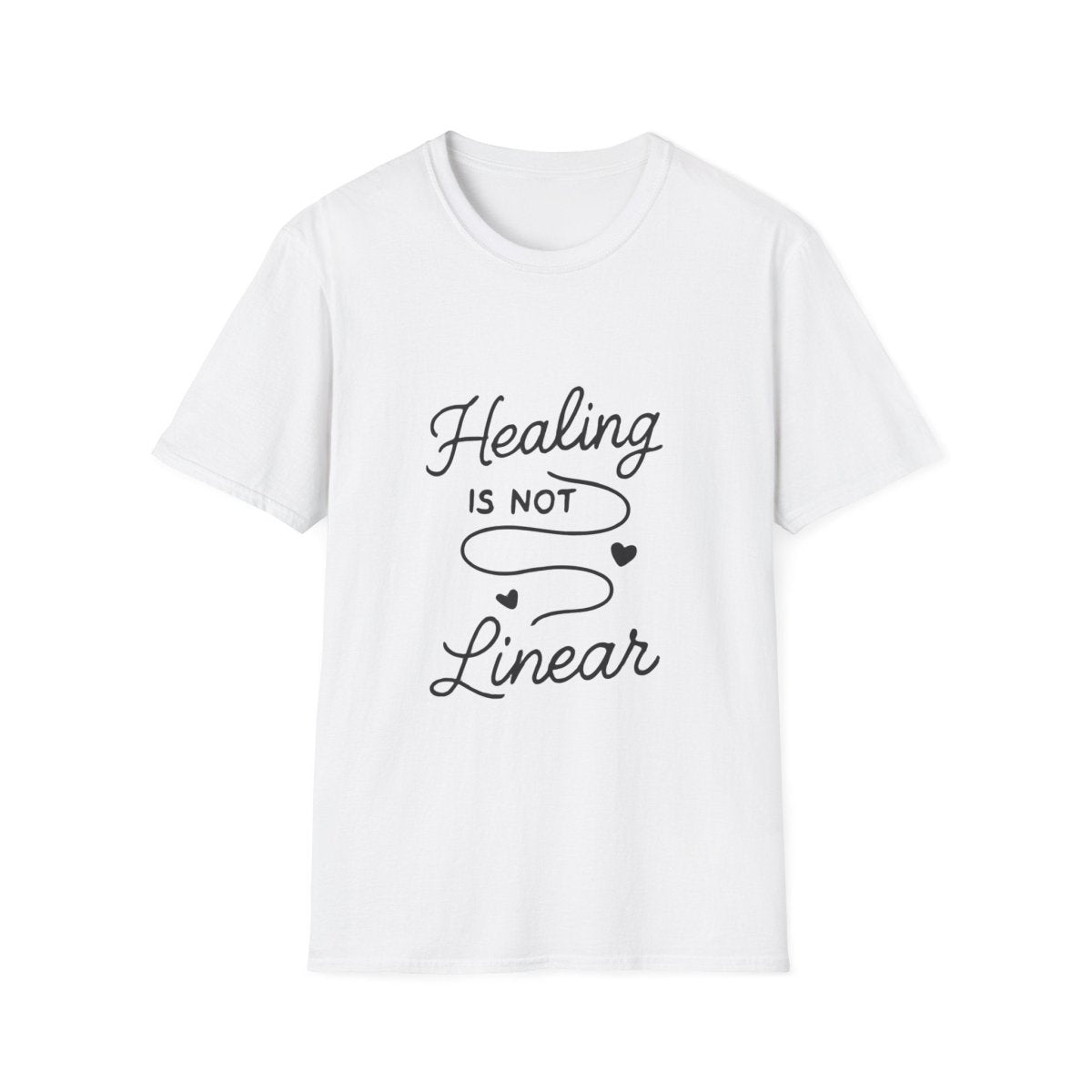 Healing Is Not Linear | Mental Health Tee - Positivity Prints
