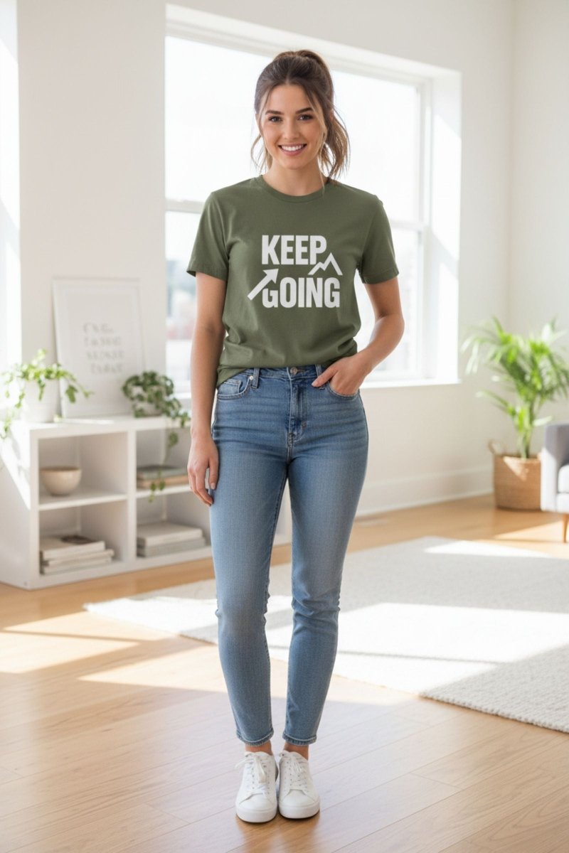 Keep Going | Growth Mindset Tee - Positivity Prints