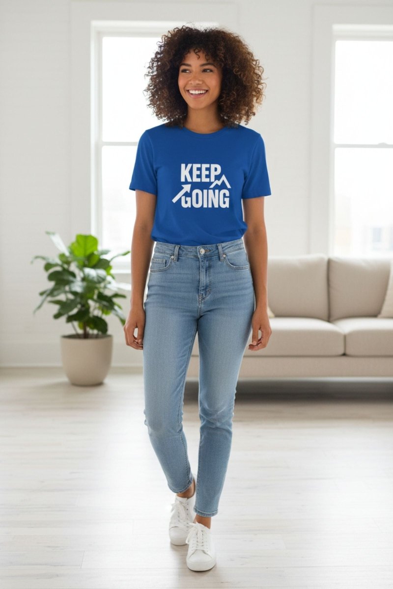 Keep Going | Growth Mindset Tee - Positivity Prints