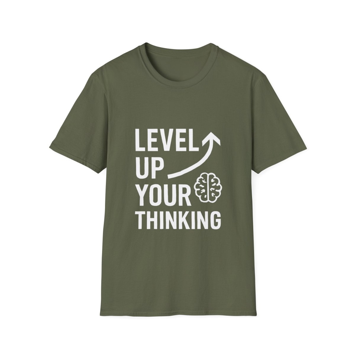 Level Up Your Thinking | Growth Mindset Tee - Positivity Prints