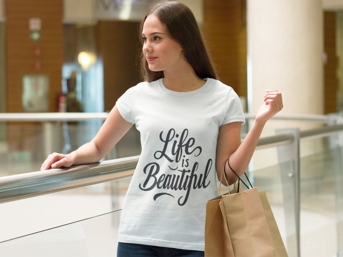 Life Is Beautiful | Positive Vibes Tee - Positivity Prints