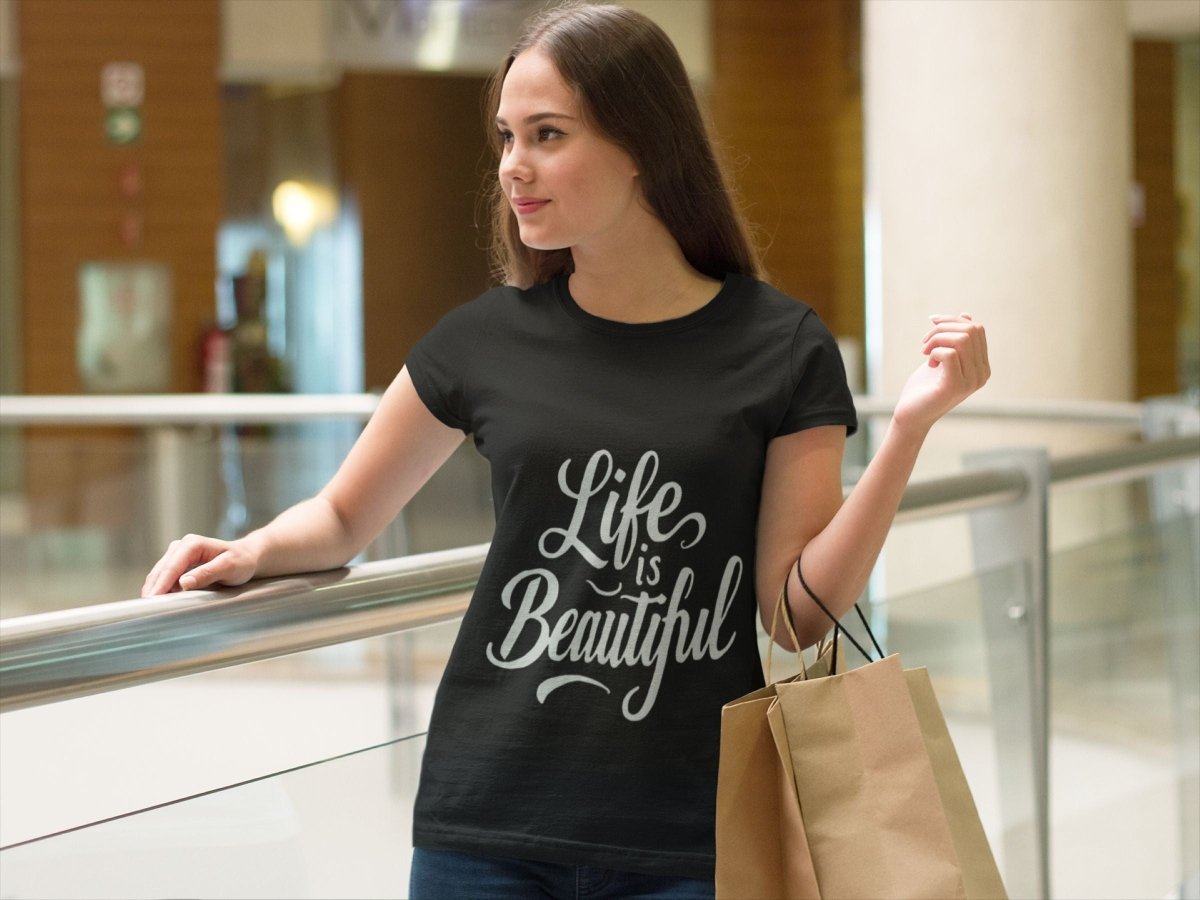Life Is Beautiful | Positive Vibes Tee - Positivity Prints