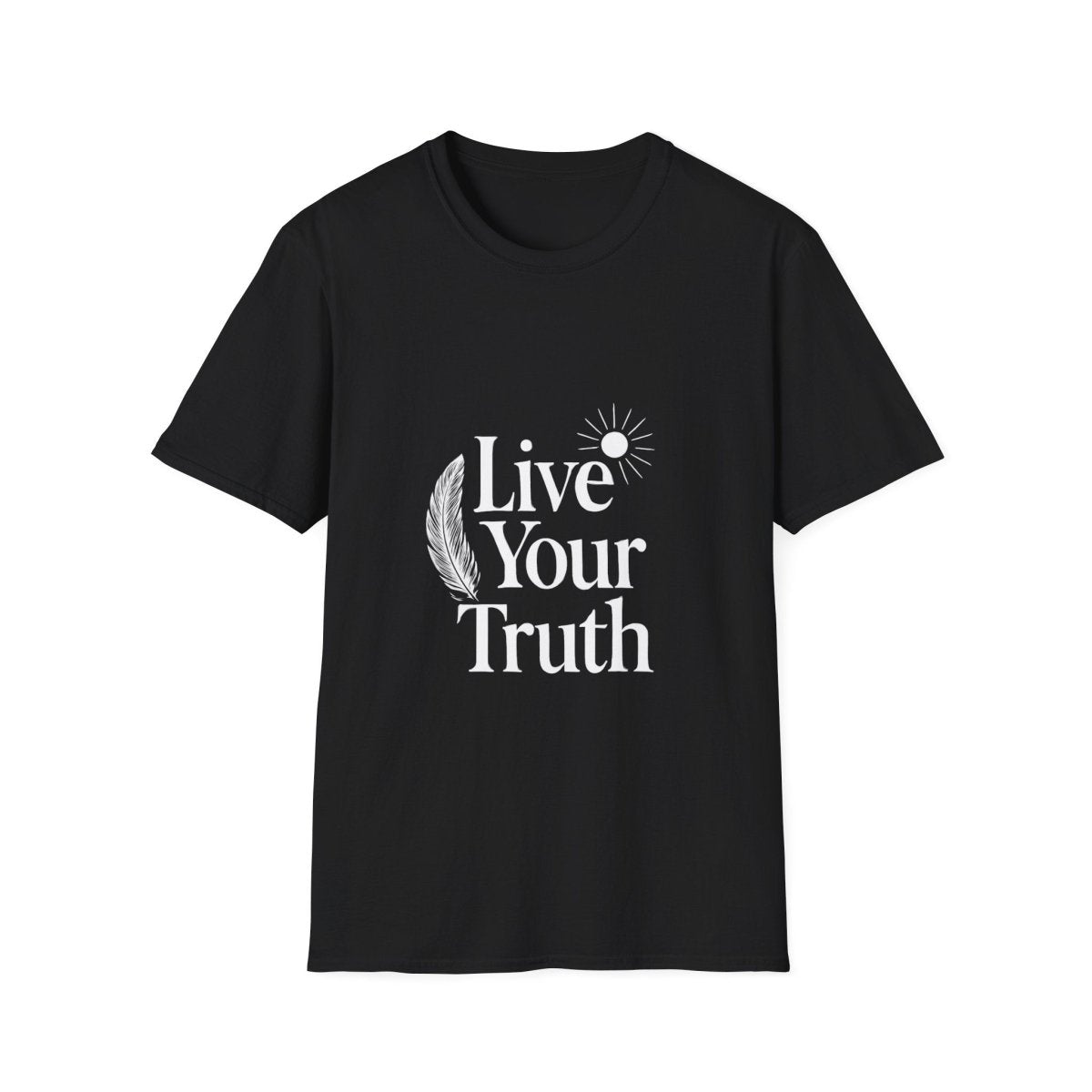 Live Your Truth | Authentic Self Tee - Positivity Prints