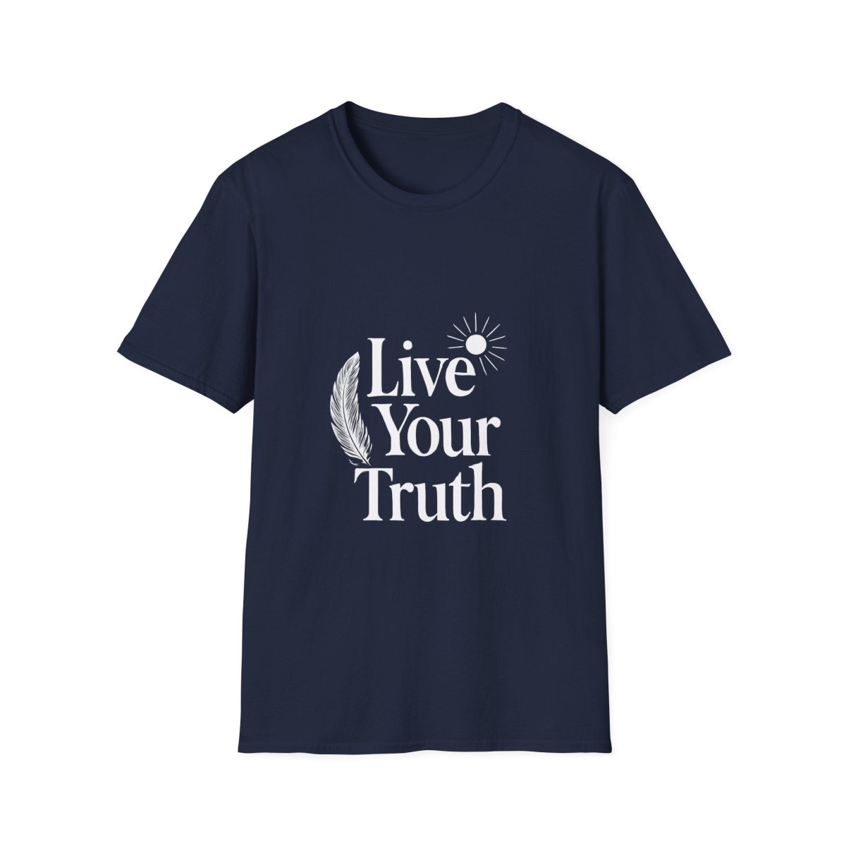 Live Your Truth | Authentic Self Tee - Positivity Prints