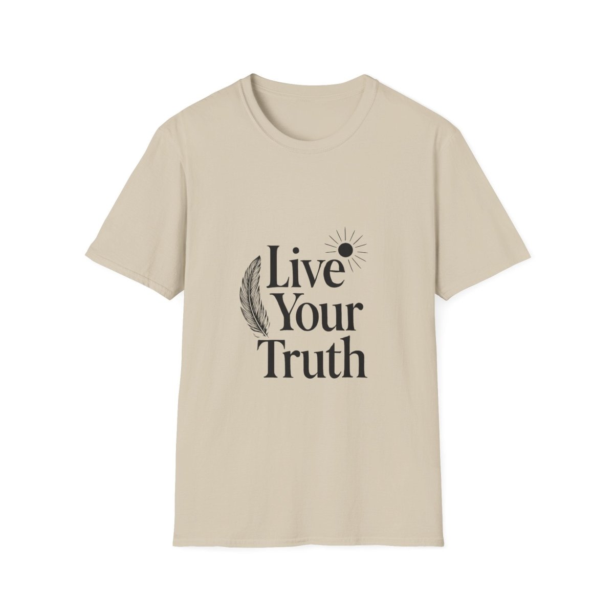 Live Your Truth | Authentic Self Tee - Positivity Prints