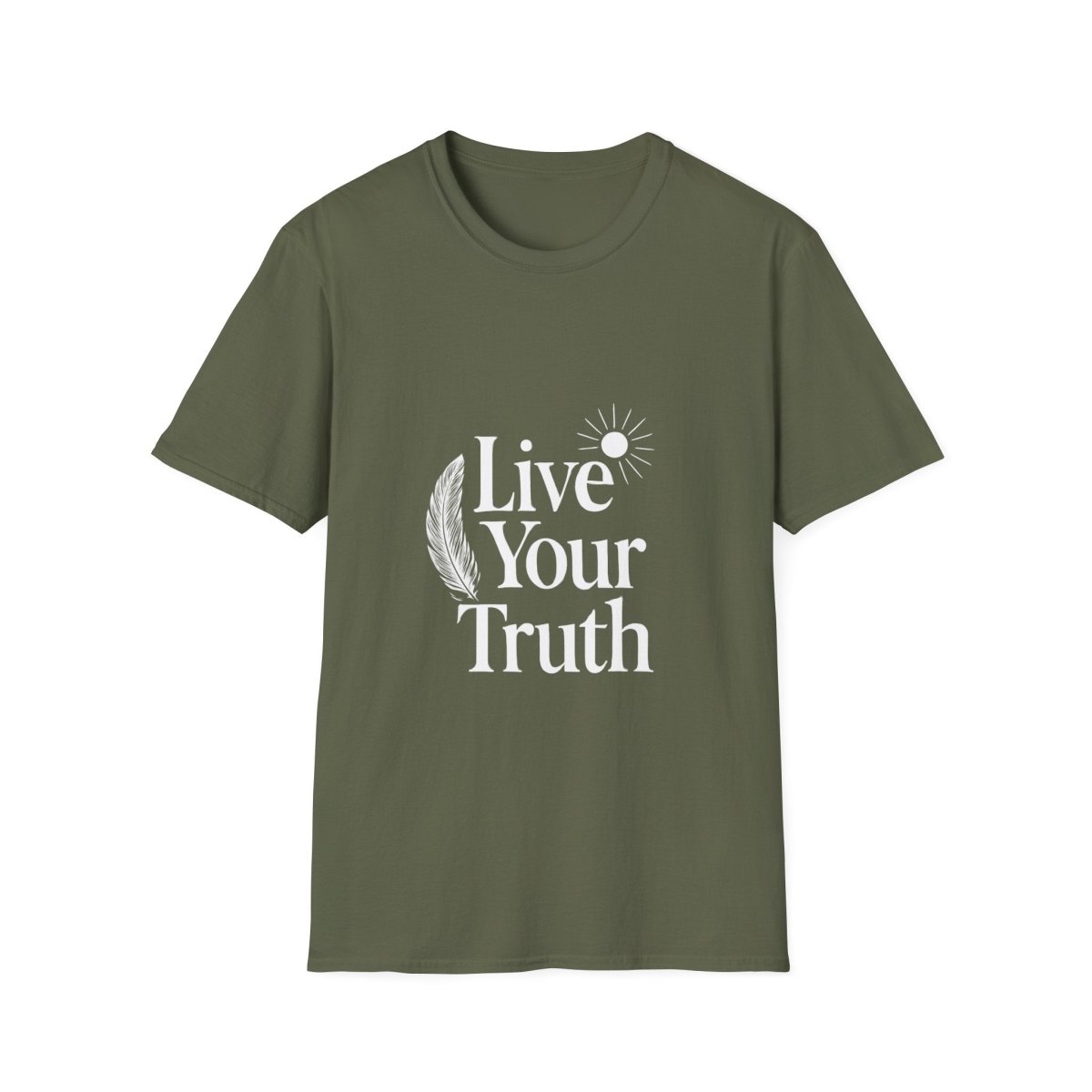 Live Your Truth | Authentic Self Tee - Positivity Prints