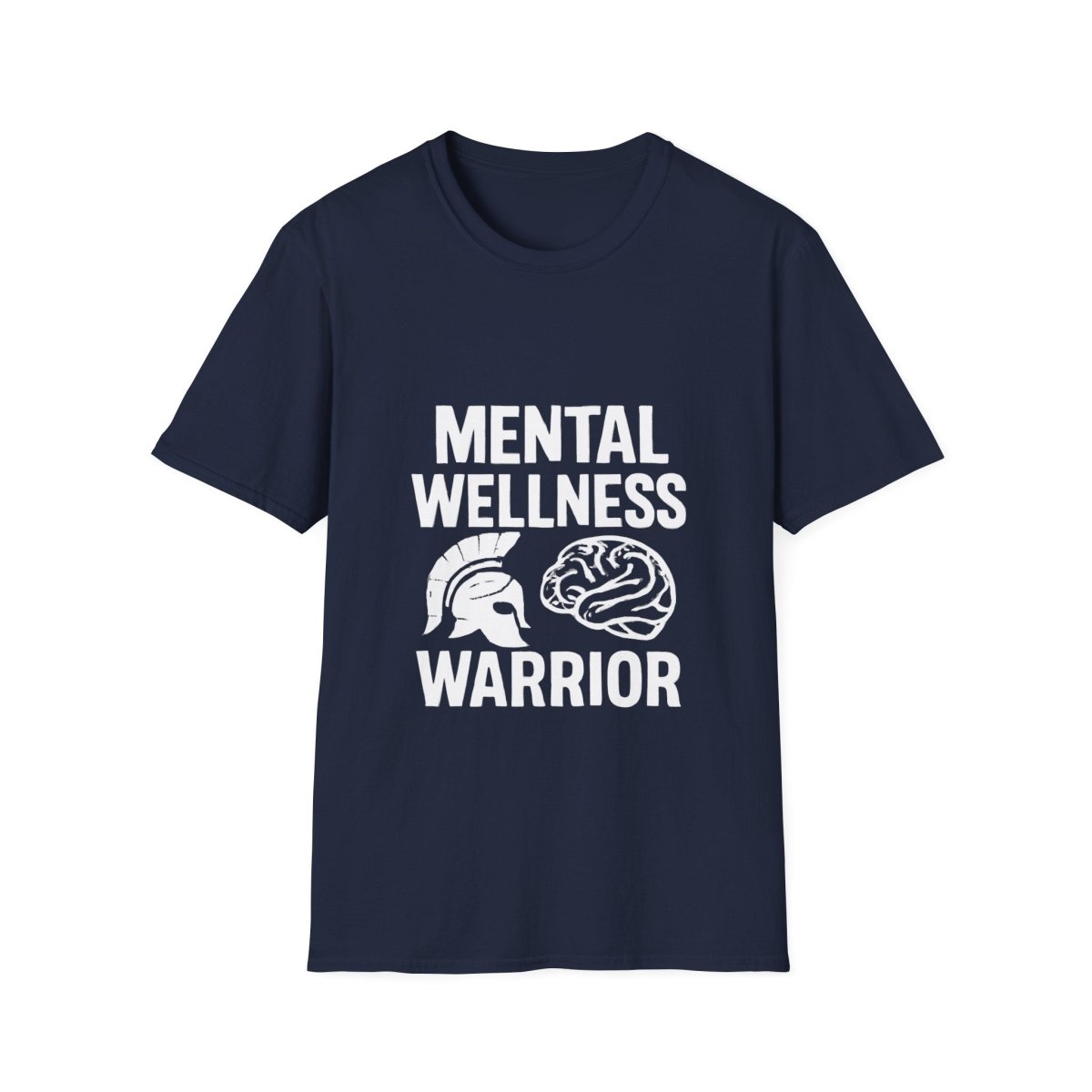 Mental Wellness Warrior | Mental Health Tee - Positivity Prints