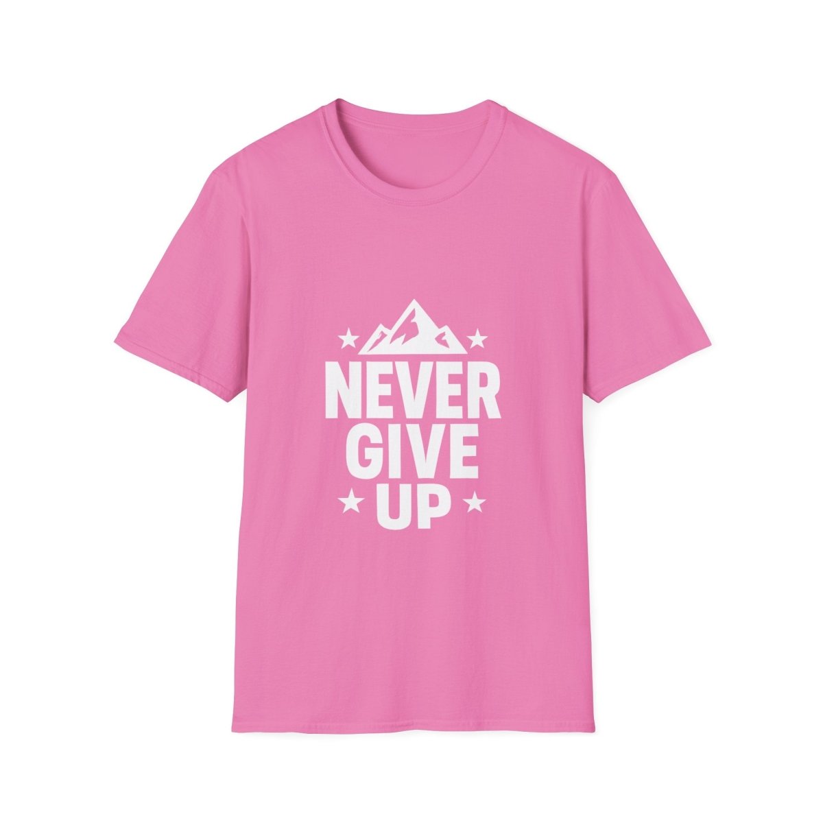 Never Give Up | Positive Mindset Tee - Positivity Prints