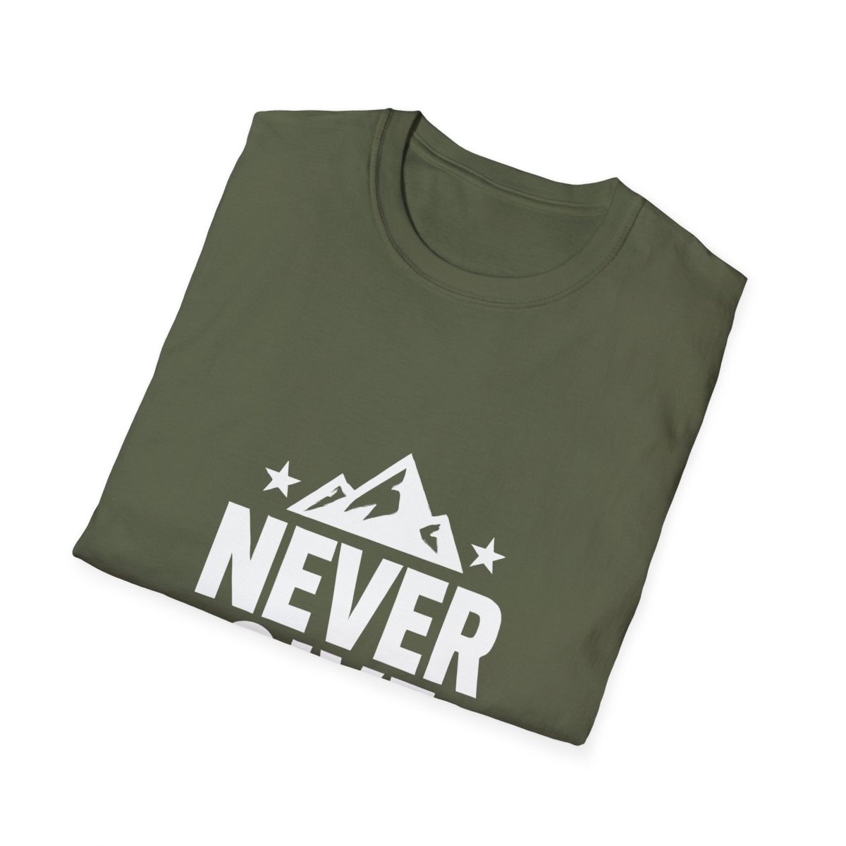 Never Give Up | Positive Mindset Tee - Positivity Prints