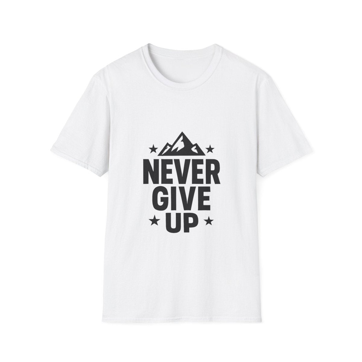 Never Give Up | Positive Mindset Tee - Positivity Prints