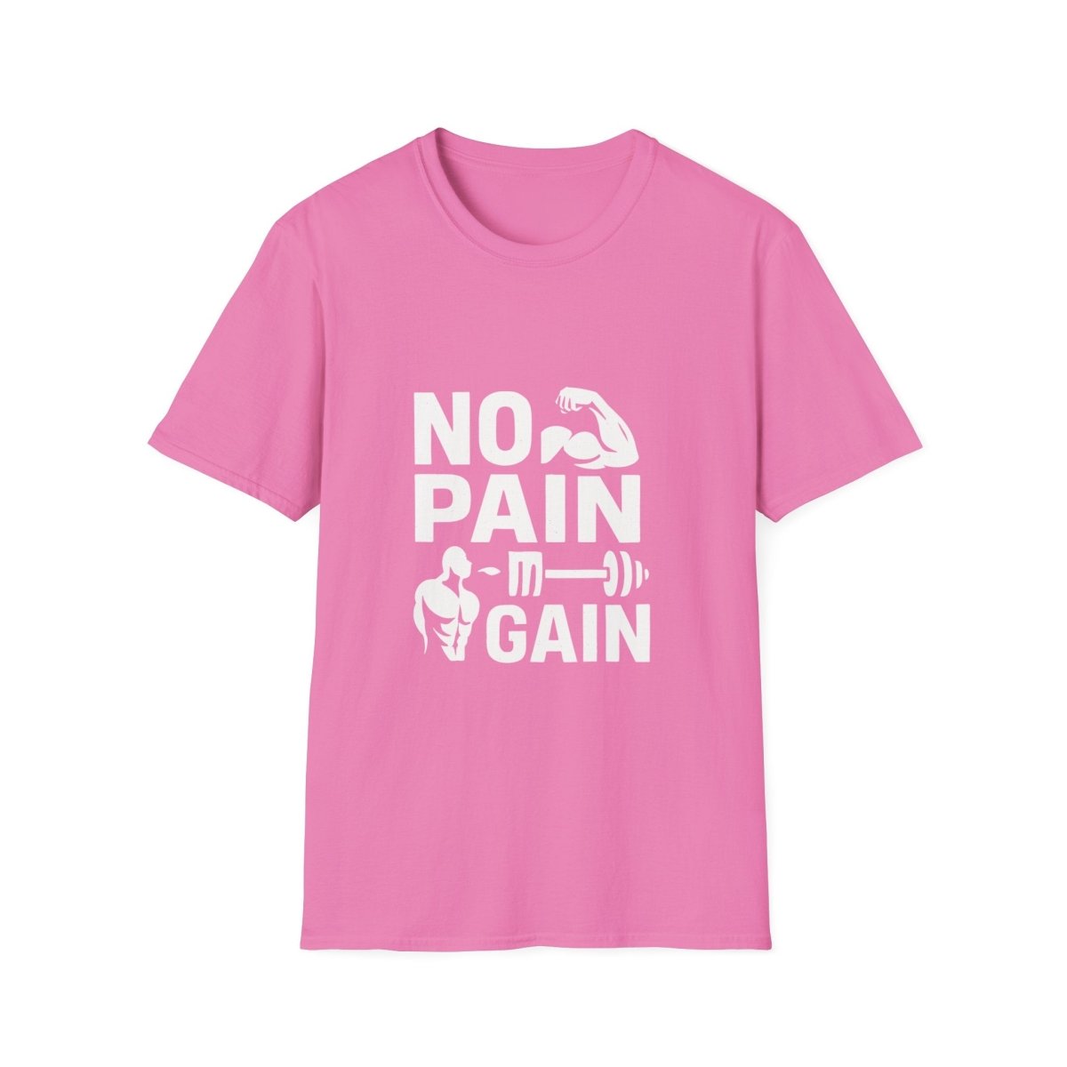 No Pain No Gain | Gym Motivation Tee - Positivity Prints