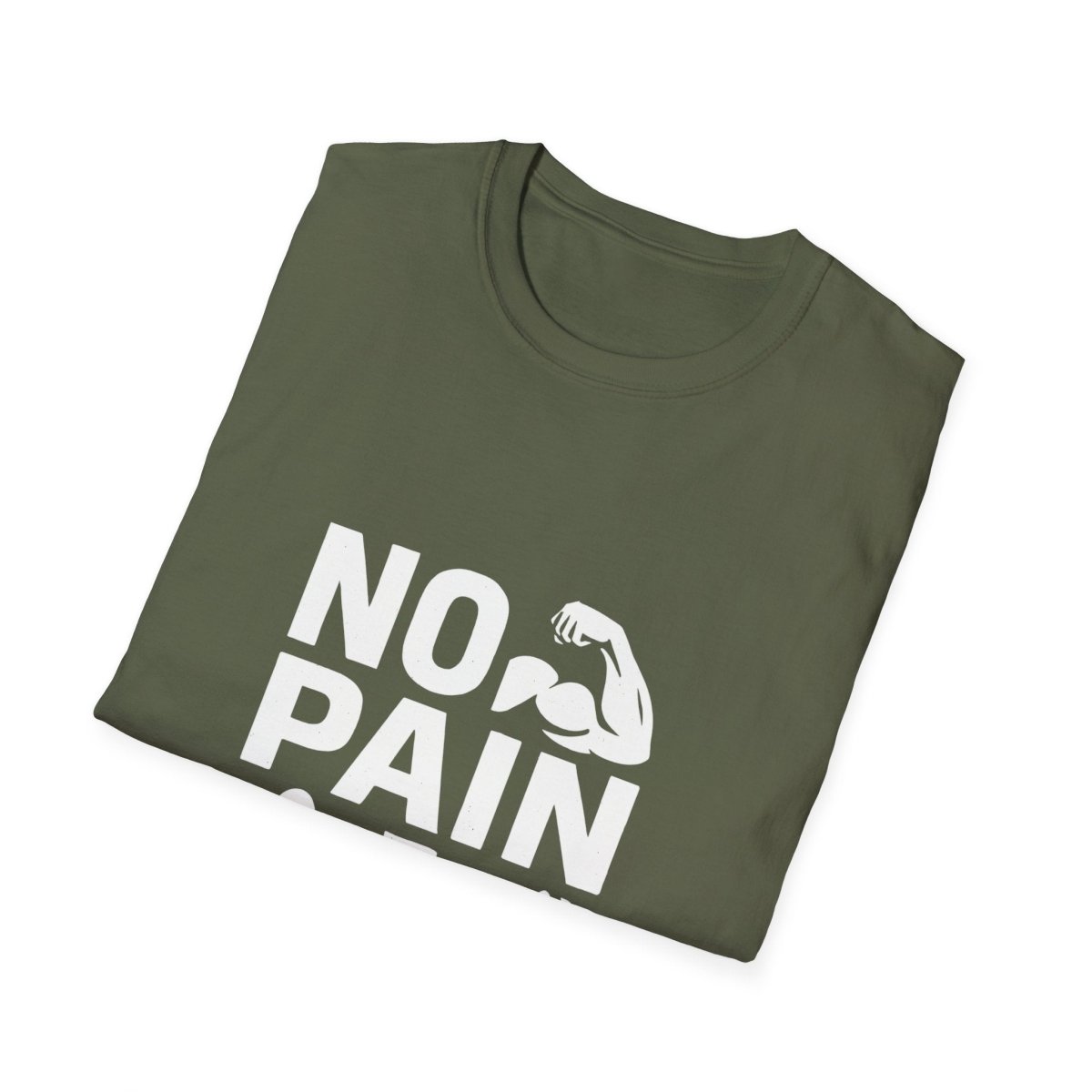No Pain No Gain | Gym Motivation Tee - Positivity Prints
