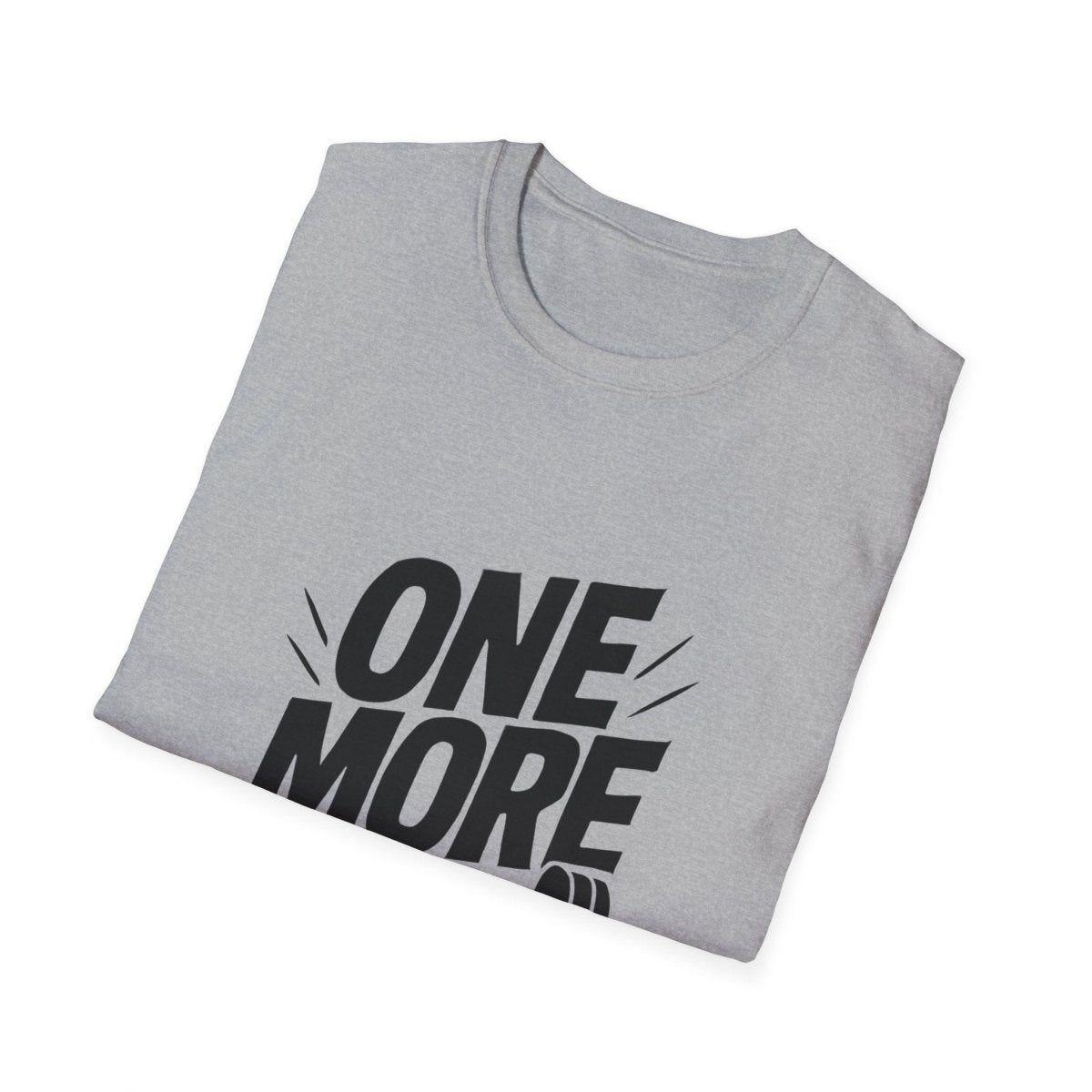 One More Rep | Gym Workout Tee - Positivity Prints