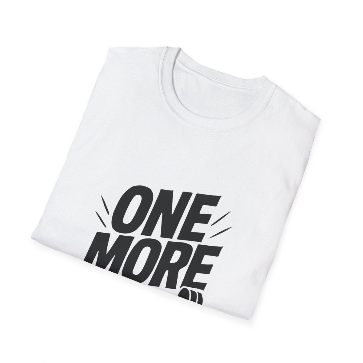 One More Rep | Gym Workout Tee - Positivity Prints