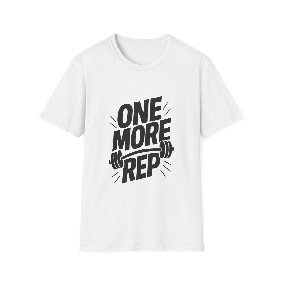 One More Rep | Gym Workout Tee - Positivity Prints