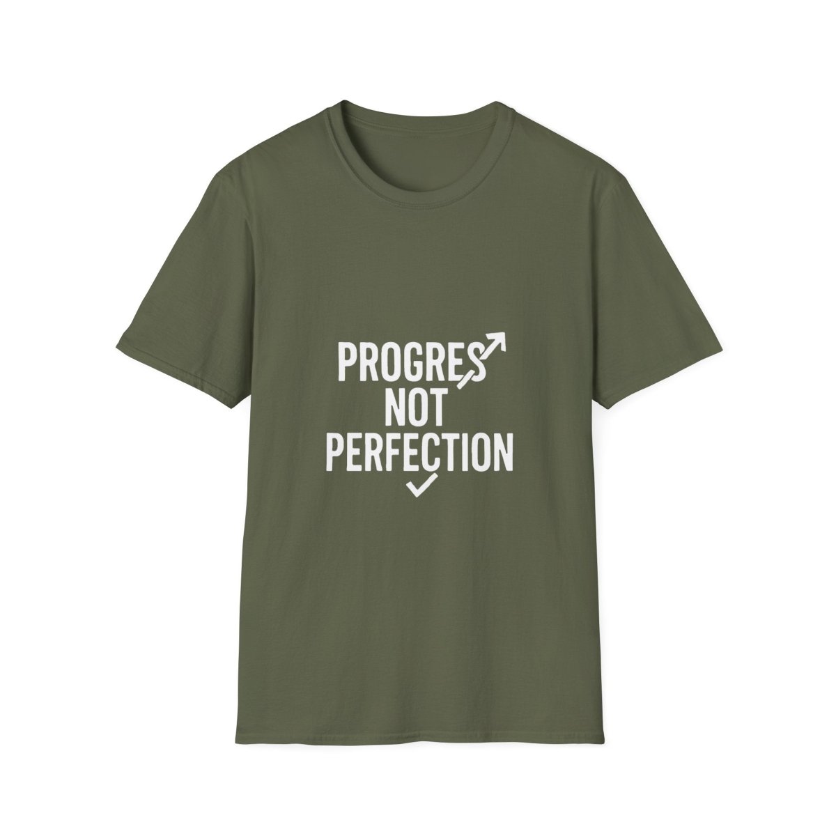 Progress Not Perfection | Growth Mindset Tee - Positivity Prints