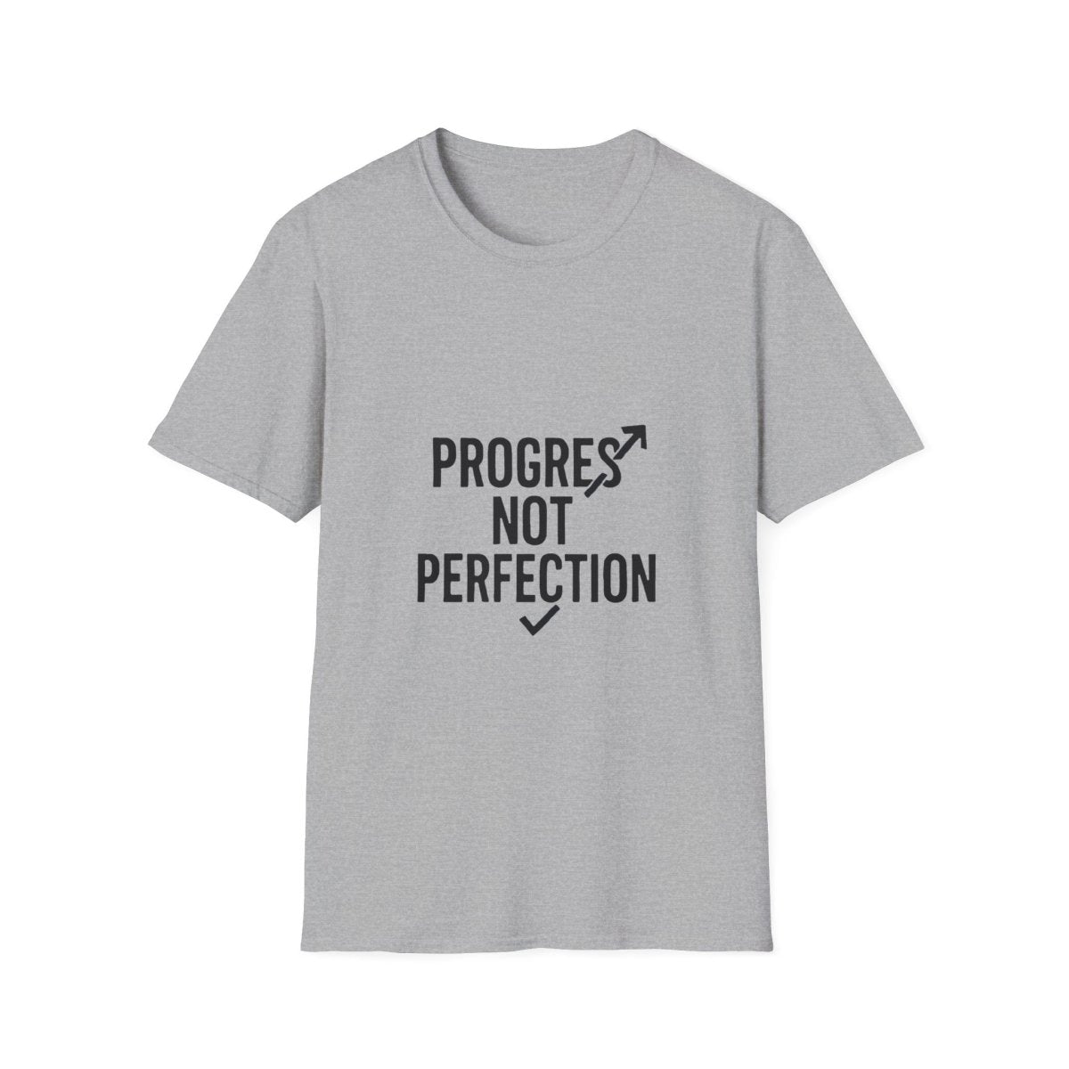 Progress Not Perfection | Growth Mindset Tee - Positivity Prints