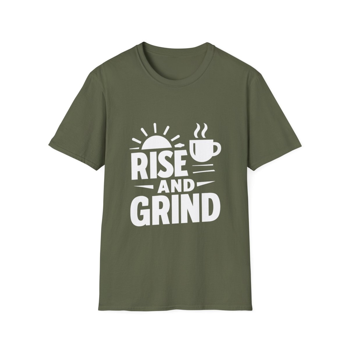 Rise And Grind | Hustle Motivation Tee - Positivity Prints