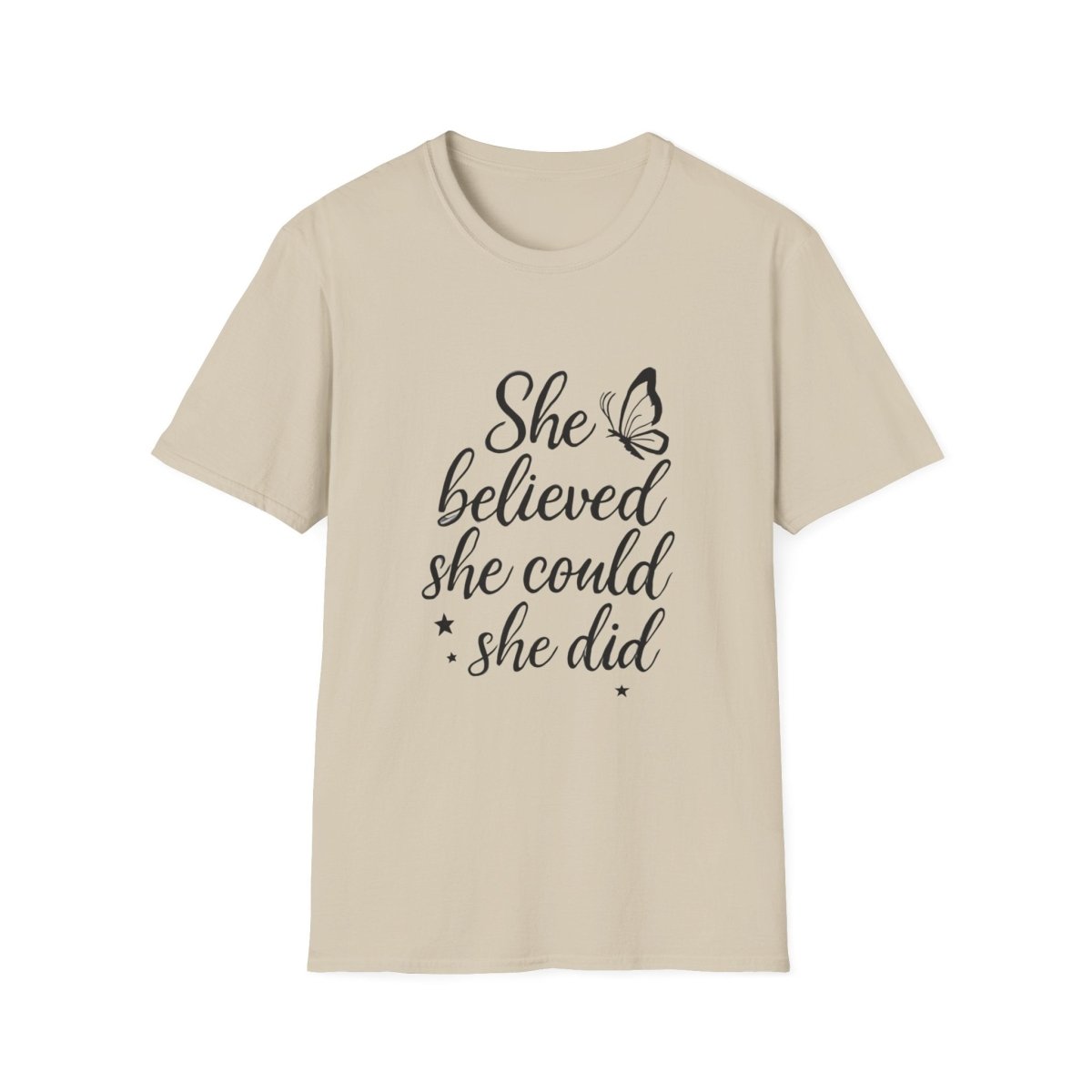 She Believed She Could So She Did | Confidence Tee - Positivity Prints