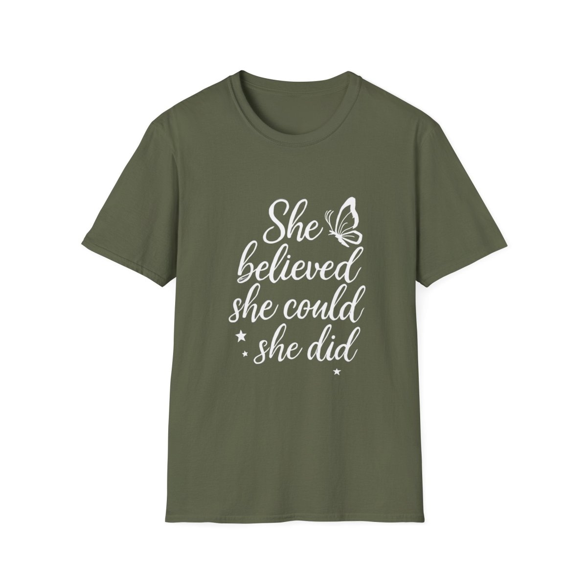 She Believed She Could So She Did | Confidence Tee - Positivity Prints